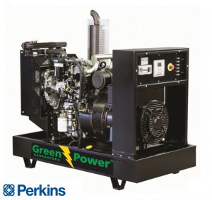 GREENPOWER Diesel Power generator 30kVA 24kW Open frame Manual starting - Greenpower inc - phone 90